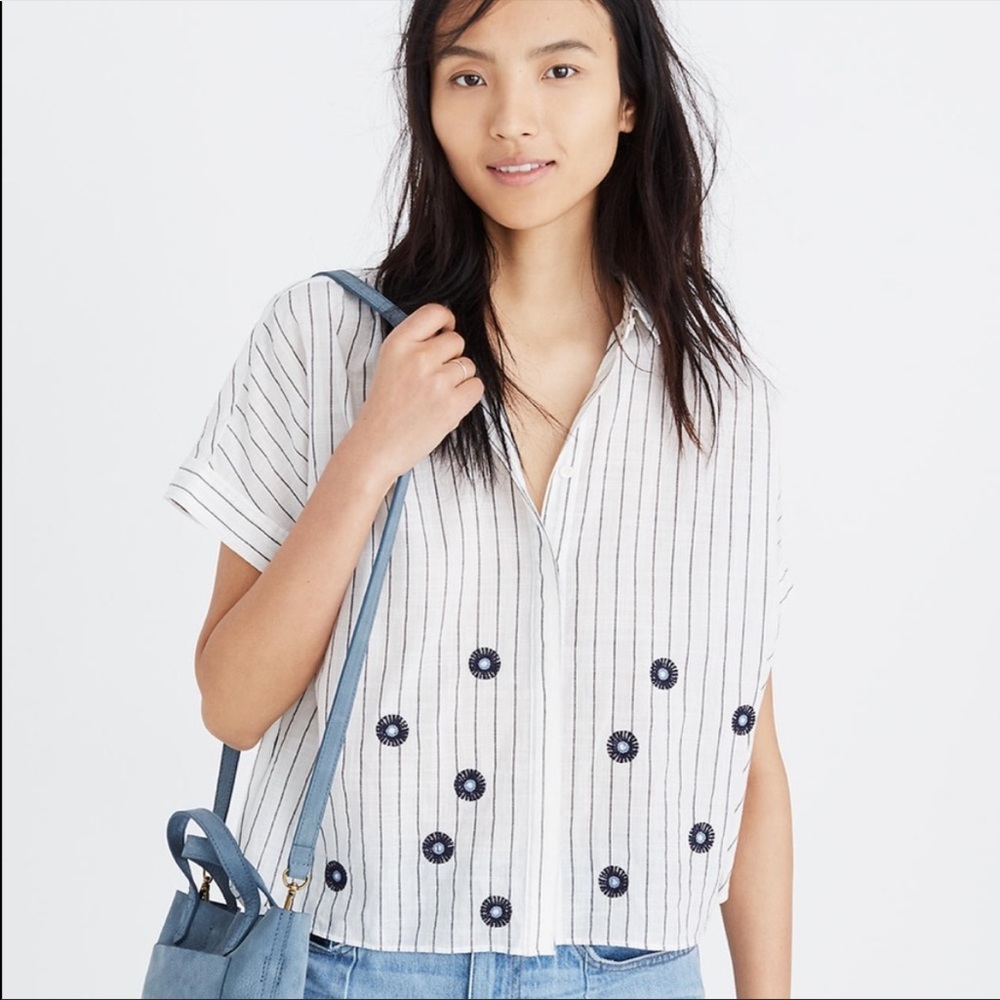 Madewell Embroidered Hilltop Shirt